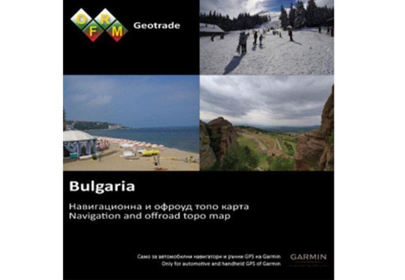 TOPO Bulgaria – OFRM Geotrade Garmin microSD™/SD™ card
