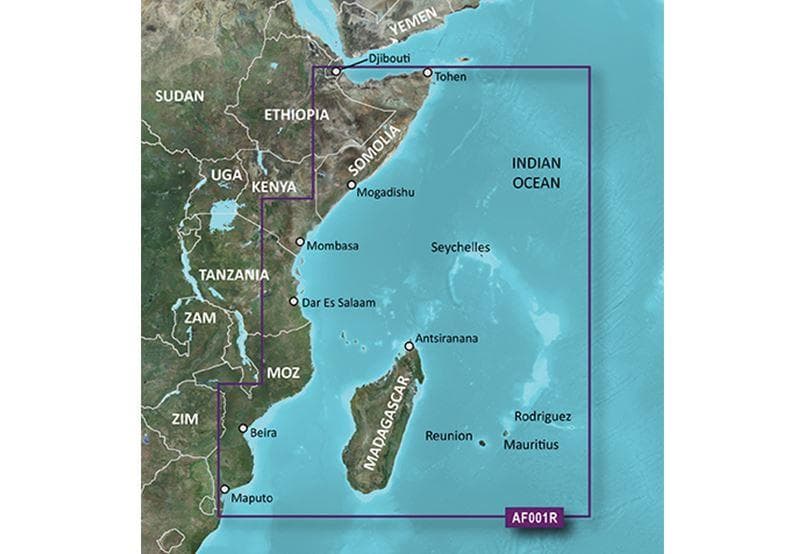 Eastern Africa Garmin microSD™/SD™ card: HXAF001R