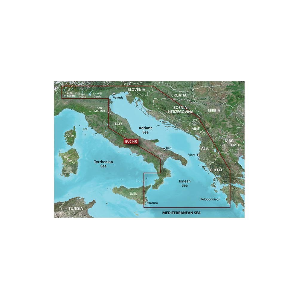 Italy, Adriatic Sea Garmin microSD™/SD™ card: VEU014R