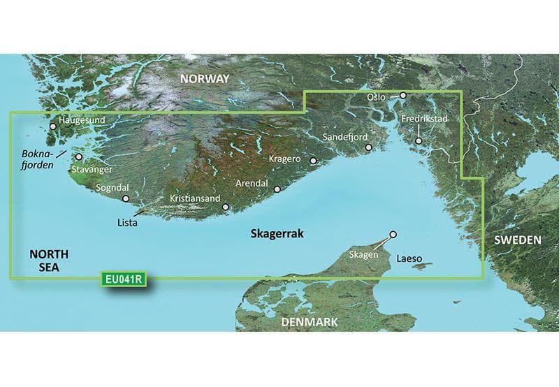 Oslo-Skagerak-Haugesund Garmin microSD™/SD™ card: HXEU041R