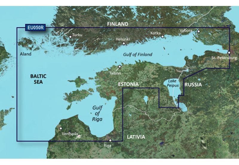 Gulfs of Finland & Riga Garmin microSD™/SD™ card: HXEU050R