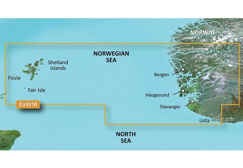 Lista - Sognefjorden Garmin microSD™/SD™ card: HXEU051R