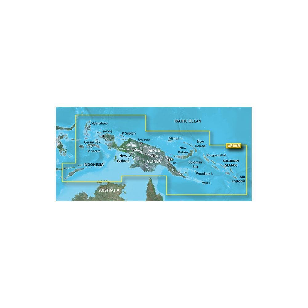 Timor Leste/New Guinea Garmin microSD™/SD™ card: HXAE006R