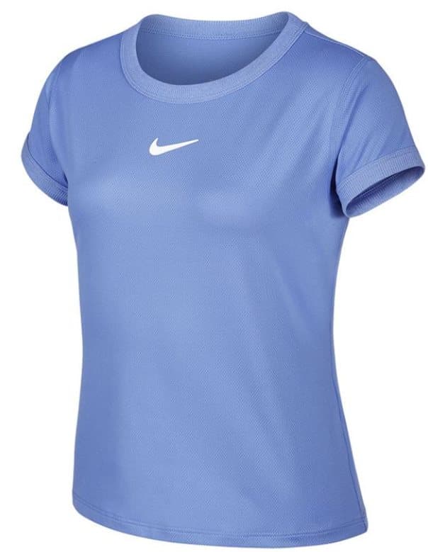 NIKE Court dry Top SS Blue Girls