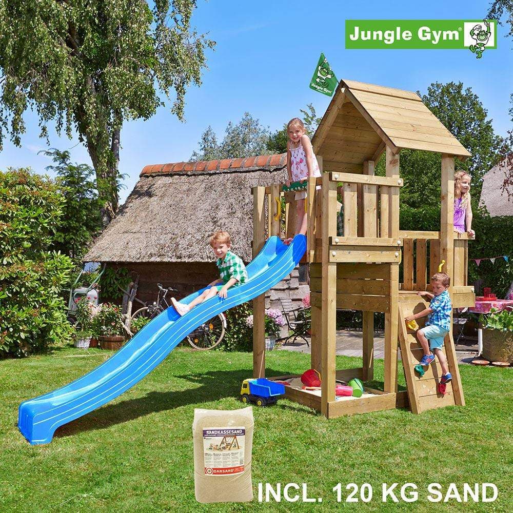 Cubby lektorn komplett inkl. 120 kg sand, Klätterställning
