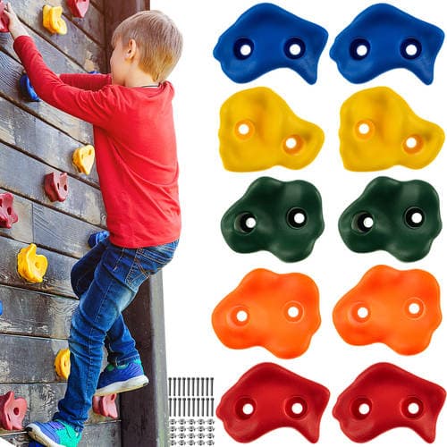 Klättergrepp 10 delar för barn