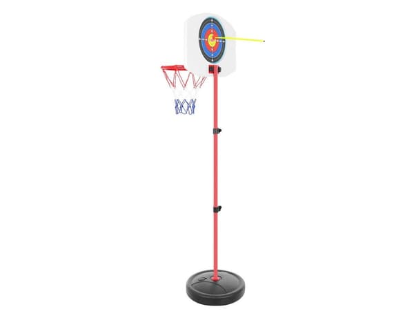 2-in-1 Basketställning Med Darttavla till Barn