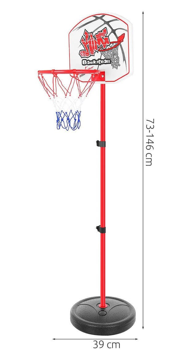 2-in-1 Basketställning Med Darttavla till Barn