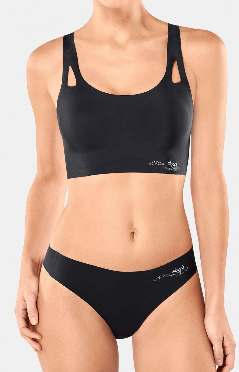 Sloggi Zero Føl sports-bh top EX 10189941 blød, sort, XS