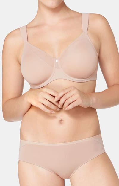 TRYPH TRUE SHOND SENSATION W01 SOFT BRA 10186010, CIELOWY, 90C