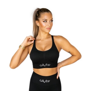 Black dance sports bra clearance