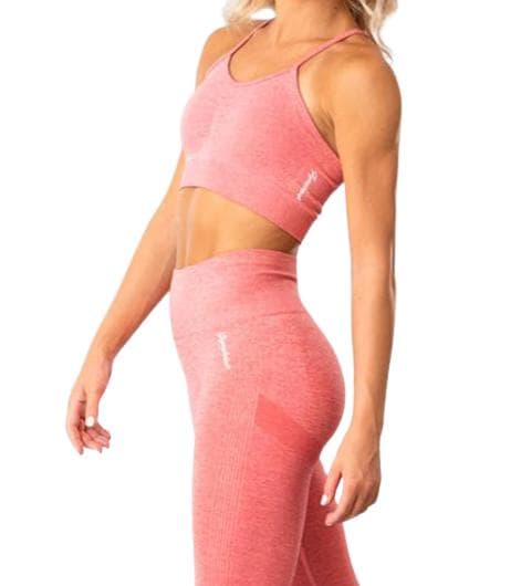Seamless Sport BH Topp Rosa Gymshout