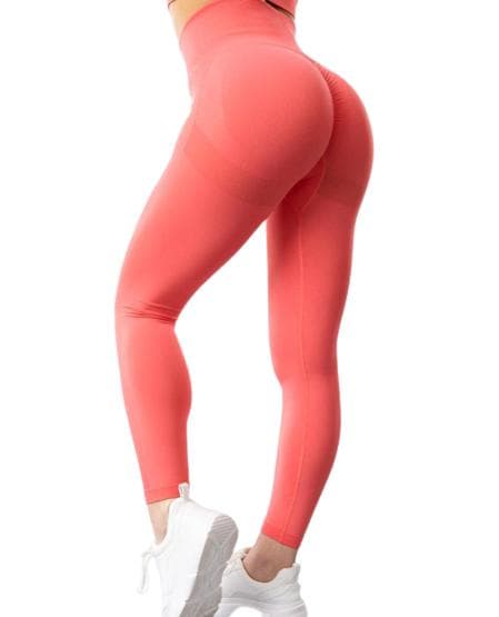 Seamless Sport BH Topp Korall Gymshout