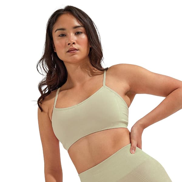 TriDri Dame/Damer Melange Seamless 3D Sports BH