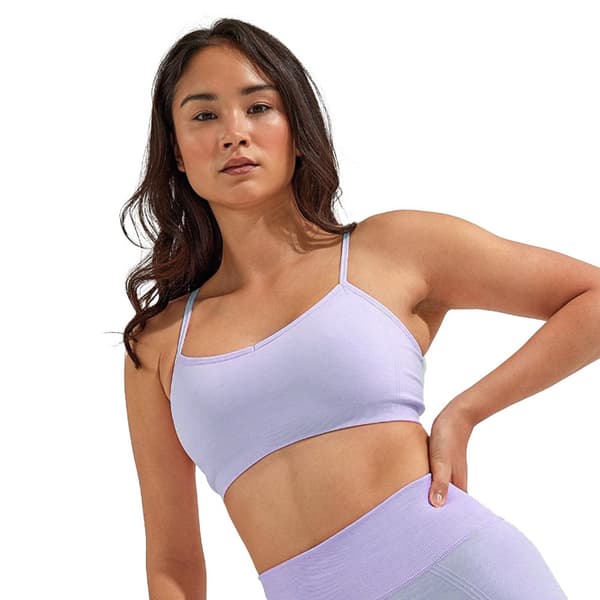 TriDri Dame/Damer Melange Seamless 3D Sports BH