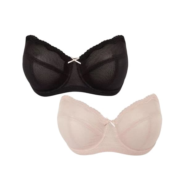 Dorothy Perkins Kvinder/Damer ikke-polstret bh (pakke med 2) Fawn 32E