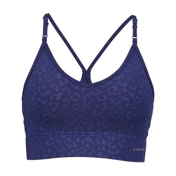 Aubrion Womens/Ladies Invigorate Sports Bra Navy/Green XS