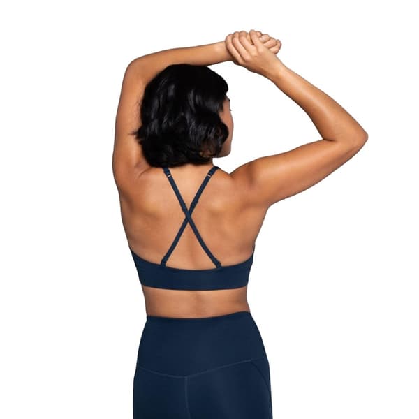 Girlfriend Collective Womens/Ladies Topanga Cross Back Bra