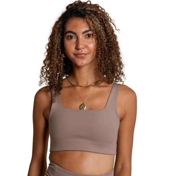 Girlfriend Collective Dam/Damer Tommy Cropped BH med fyrkantig hals