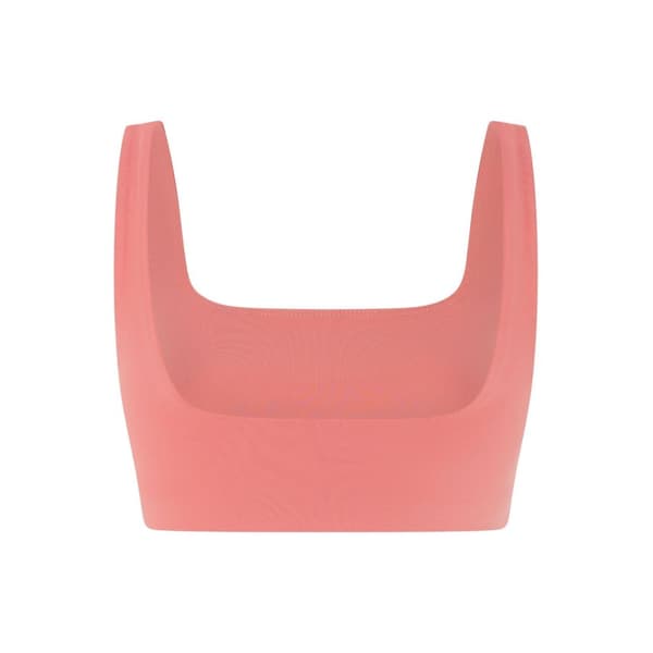 Girlfriend Collective Womens/Ladies Tommy Cropped Square Neck Bra