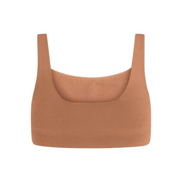 Girlfriend Collective Womens/Ladies Tommy Cropped Square Neck Bra