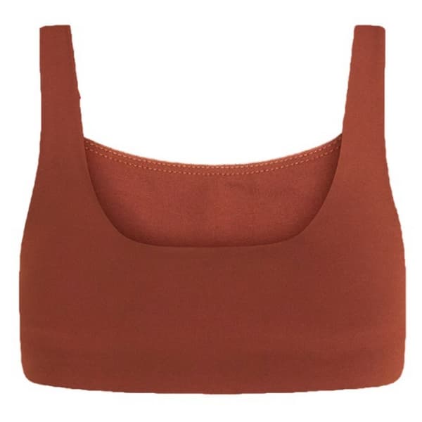 Girlfriend Collective Womens/Ladies Tommy Cropped Square Neck Bra
