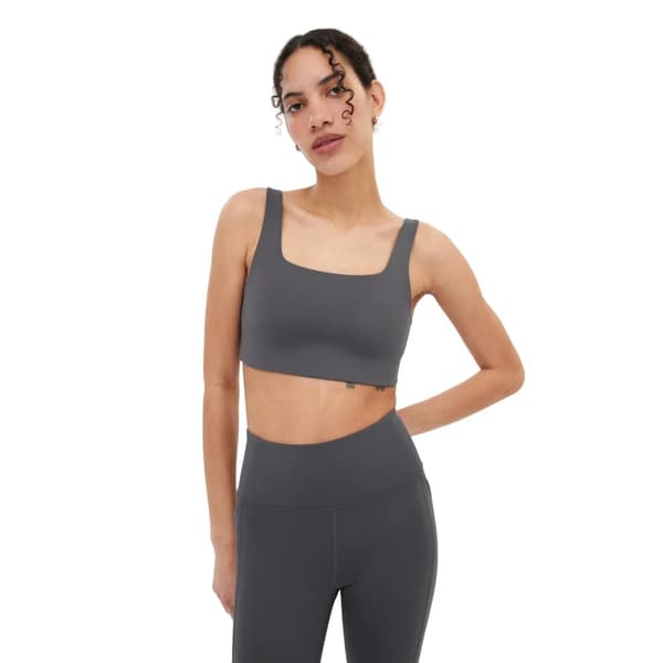 Girlfriend Collective Dam/Damer Tommy Cropped BH med fyrkantig hals