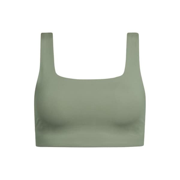 Girlfriend Collective Womens/Ladies Tommy Cropped Square Neck Bra