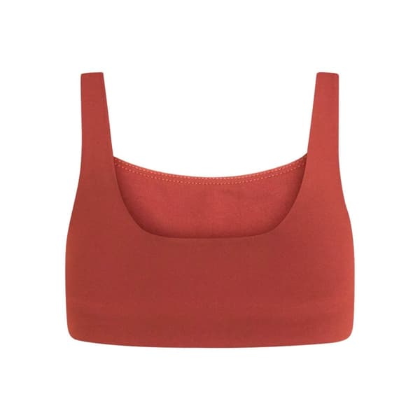 Girlfriend Collective Womens/Ladies Tommy Cropped Square Neck Bra