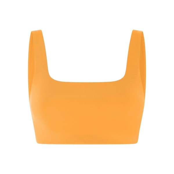 Girlfriend Collective Womens/Ladies Tommy Cropped Square Neck Bra
