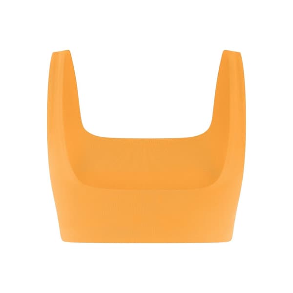 Girlfriend Collective Womens/Ladies Tommy Cropped Square Neck Bra