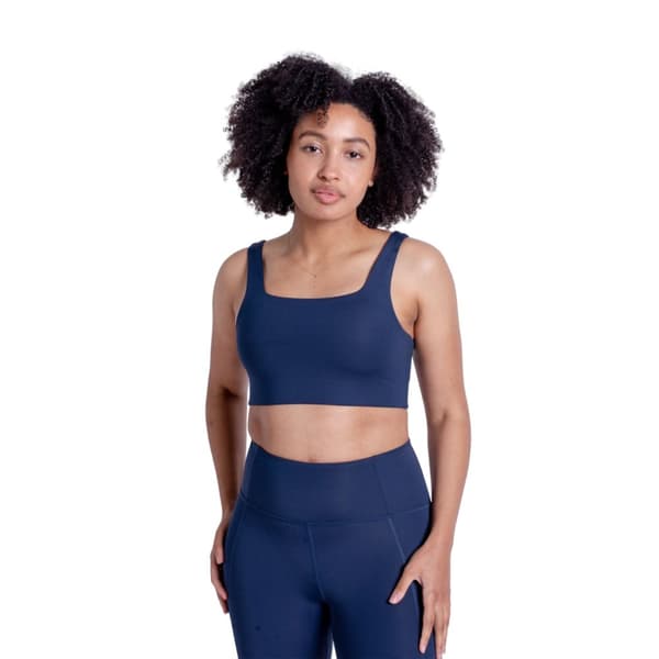 Girlfriend Collective Womens/Ladies Tommy Cropped Square Neck Bra