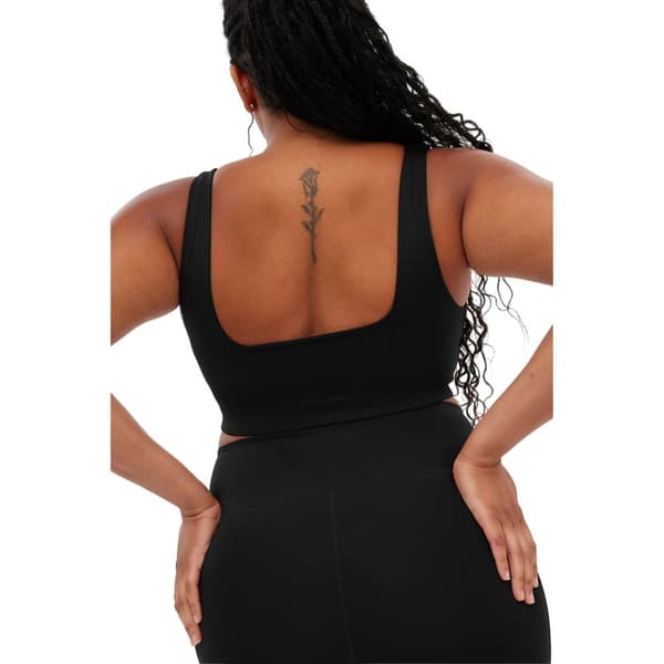 Girlfriend Collective Womens/Ladies Tommy Cropped Square Neck Bra