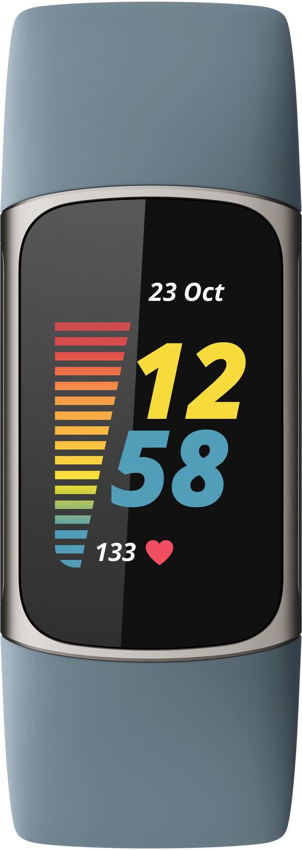 Fitbit Charge 5, steel blue/platinum