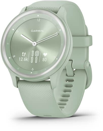 Garmin Vivomove Sport, cool mint Elfenben