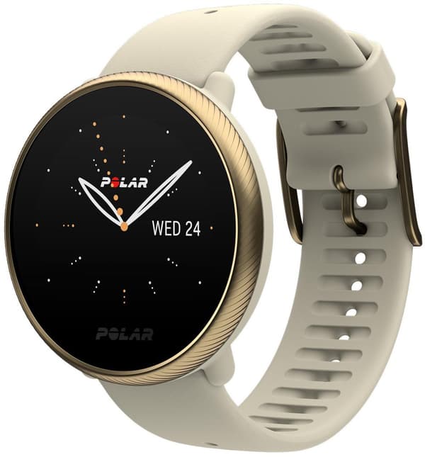 Polar Ignite 2 Sport Smartwatch, S-L, Champagne/ gold