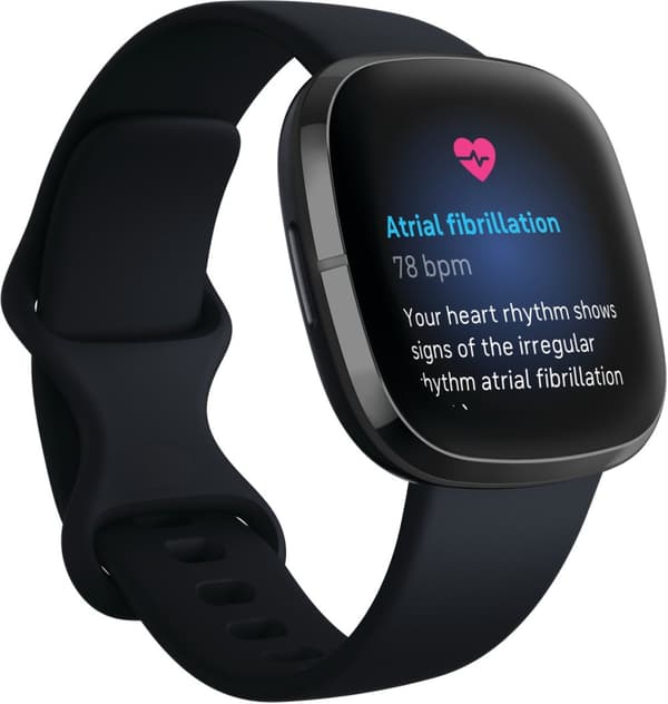 Fitbit Sense, carbon/graphite stainless steel