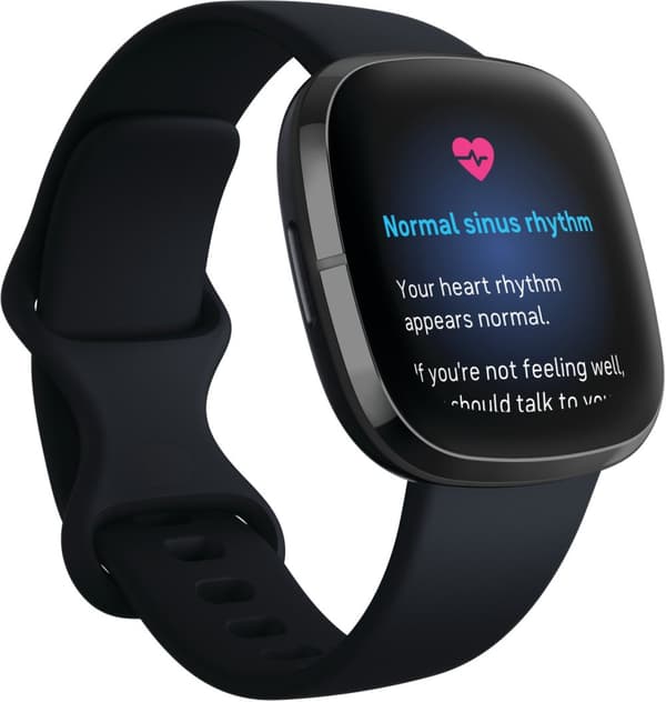 Fitbit Sense, carbon/graphite stainless steel