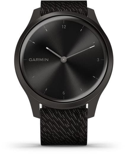 Garmin vivomove Style Woven Band, graphite/black pepper