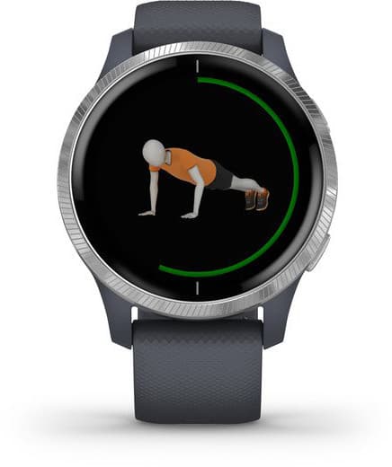 Garmin Venu, silver/granite blue