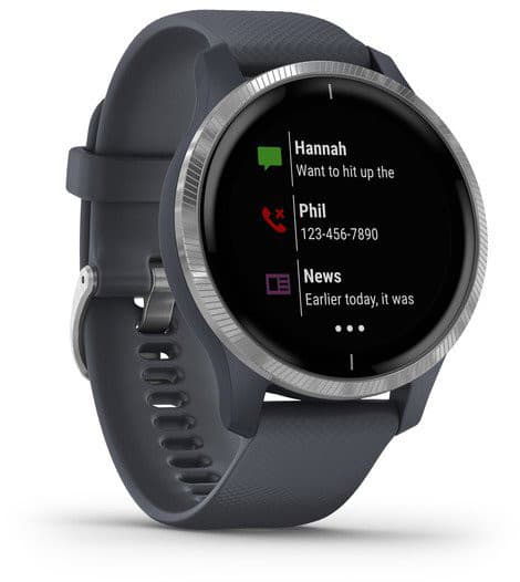 Garmin Venu, silver/granite blue