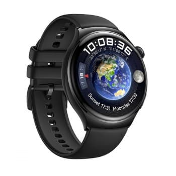 Huawei Watch 4, black/stainless steel