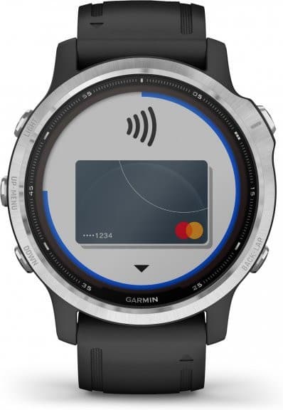 Garmin Fenix 6S Solar, silver/black