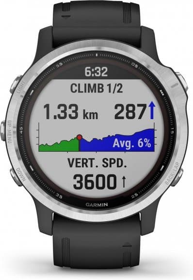 Garmin Fenix 6S Solar, silver/black