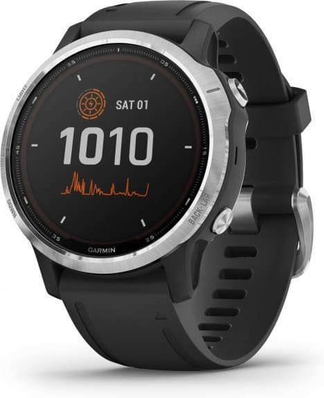 Garmin Fenix 6S Solar, silver/black