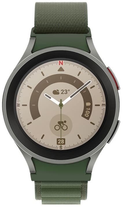 Tech-Protect watch strap Nylon Pro Samsung Galaxy Watch4/5/5 Pro, military green