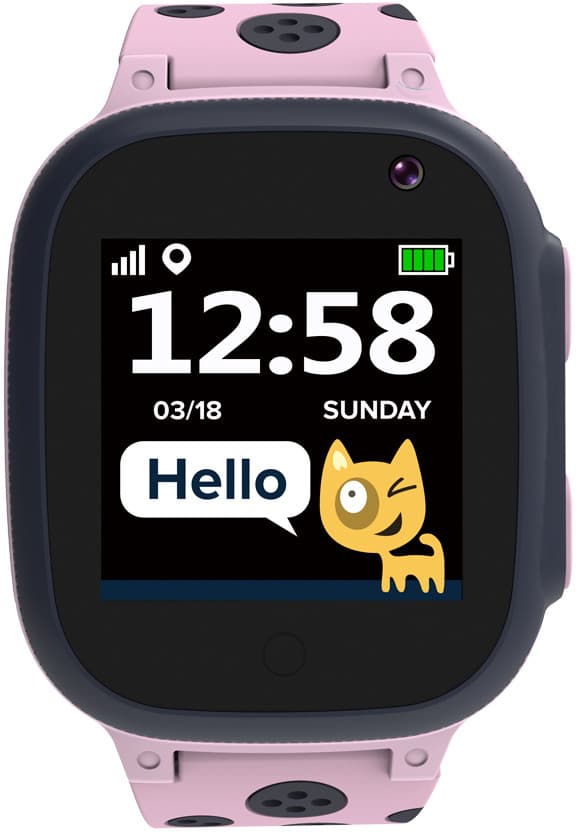 CANYON Sandy KW-34, Kids smartwatch, 1.44 inch colorful screen, GPS function, Nano SIM card, 32+32MB, GSM(850/900/1800/1900MHz), 400mAh battery, compa