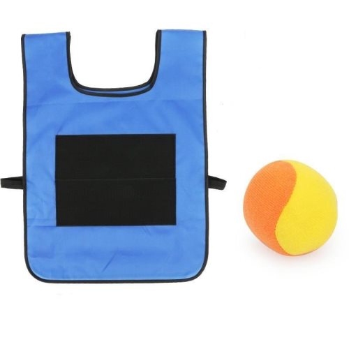 Bild av Barn utomhus sport väst klibbig jersey väst spel, väst väst med klibbig boll kasta leksaker för barn sport leksak - 4 st boll