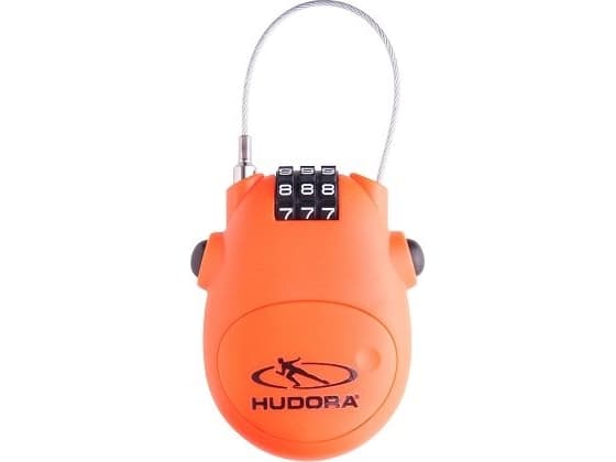 Hudora Cable Lock hengelås oransje