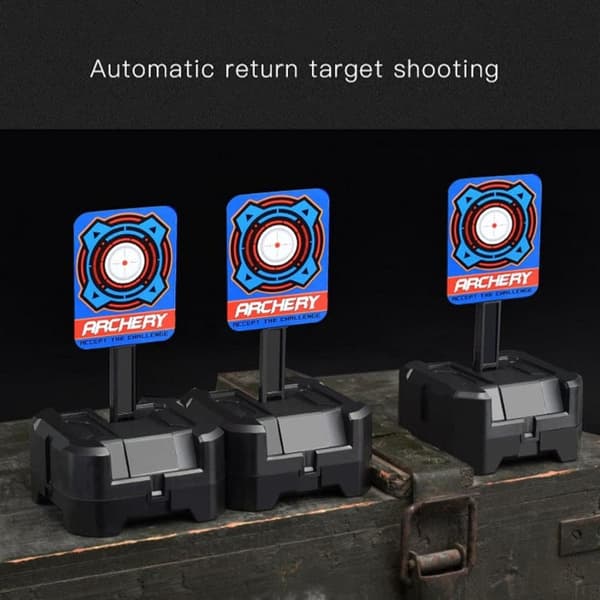 OBOSOE Digital Shooting Disks, Reset Scoring Digital Target för pistol - Elektroniskt automatiskt digitalt mål för övning eller nöje, för barn och vux